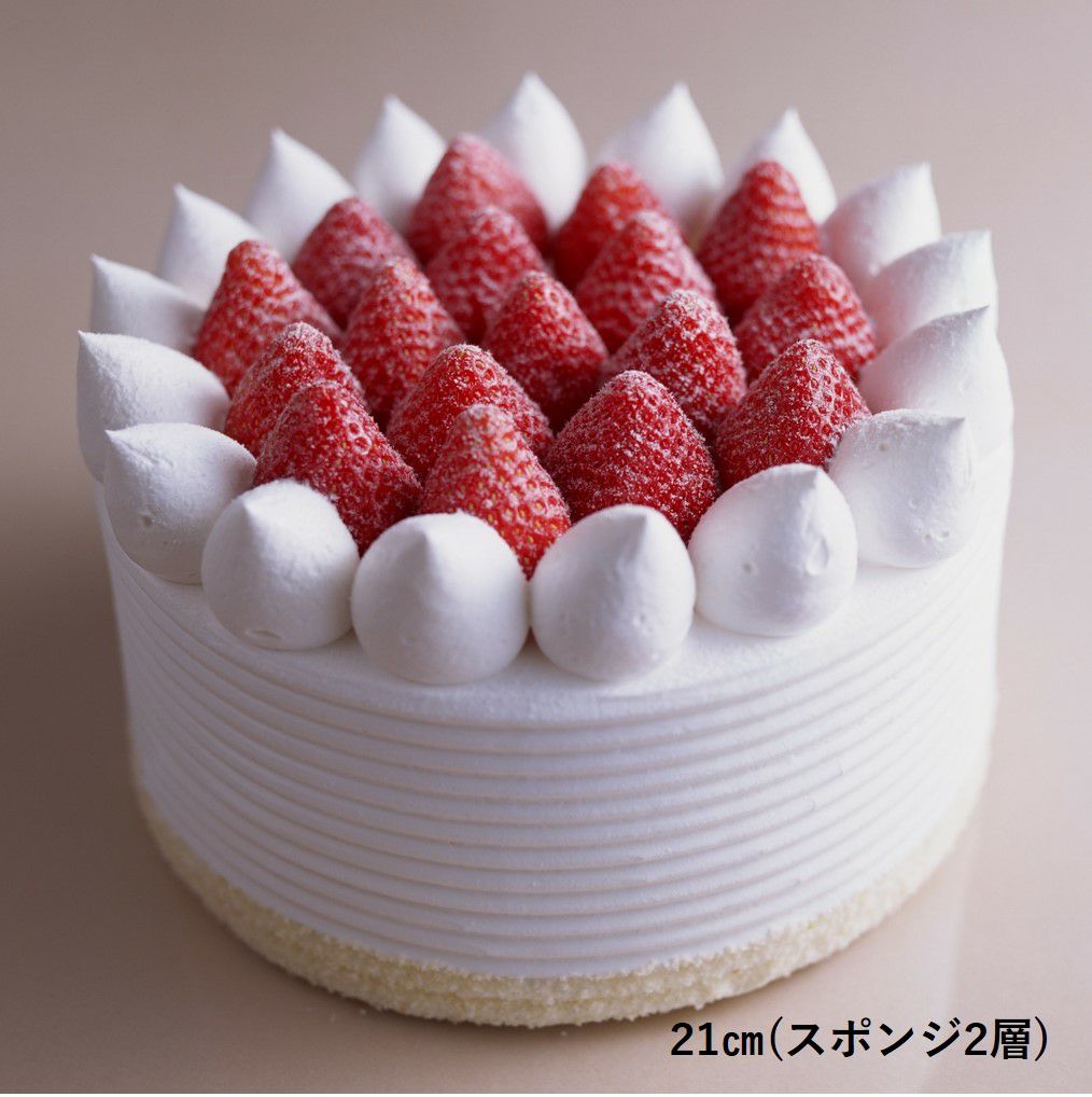 ストロベリーショートケーキ 7号（21cm・スポンジ2層） | ホテル