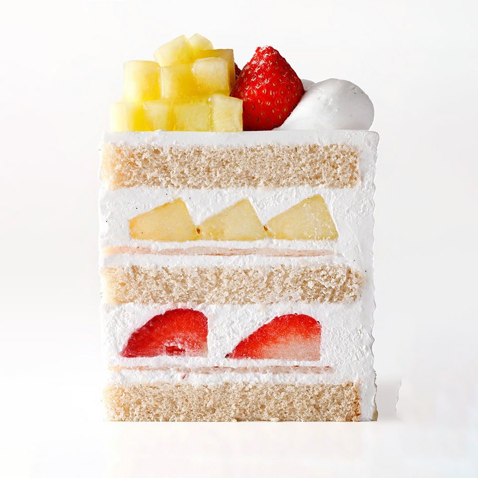 エクストラスーパーダブルショートケーキ（メロン＆あまおう）